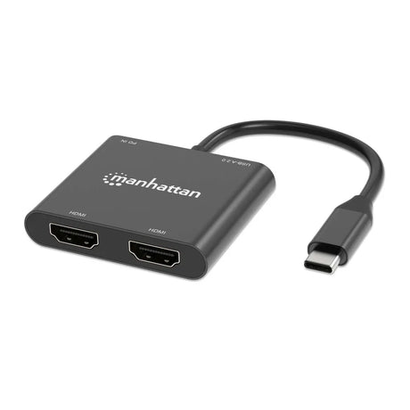 Manhattan USB C to Dual HDMI Multiport Adapter 100W | 154321