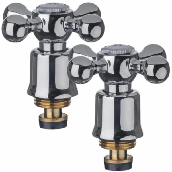 Easi Plumb 1/2" Victorian Handbasin Taps | 13178
