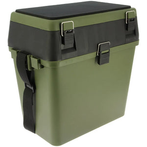 NGT Session Seat Box Ideal for Fishing  - Green | FBC-SEATBOX-GRN