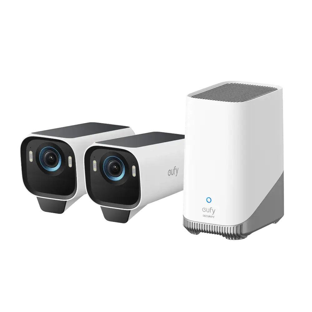 Eufy Wireless S3 Pro 2-Cam Kit Camera - White | T88923W1
