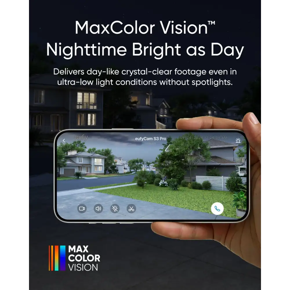 Eufy Wireless S3 Pro 2-Cam Kit Camera - White | T88923W1