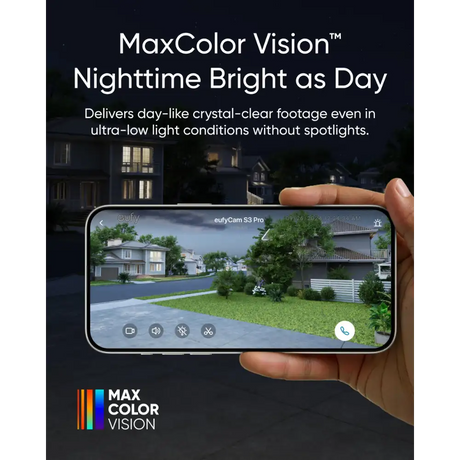 Eufy Wireless S3 Pro 2-Cam Kit Camera - White | T88923W1