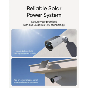 Eufy Wireless S3 Pro 2-Cam Kit Camera - White | T88923W1