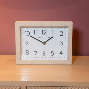 Tara Lane Baker and Brown Mantel Clock - Oak | TL6338