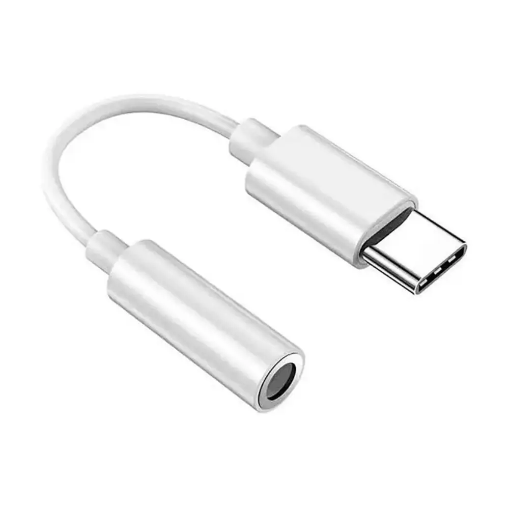 Audio Pods Type C to 3.5mm Adapter - White | 44129