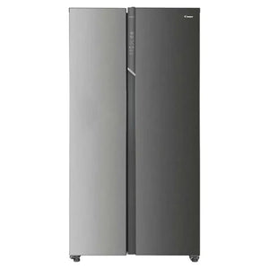Candy CHSBSV5172EXKN 442L American fridge freezer with side-by-side stainless steel doors, frost-free technology, and modern design with integrated handle