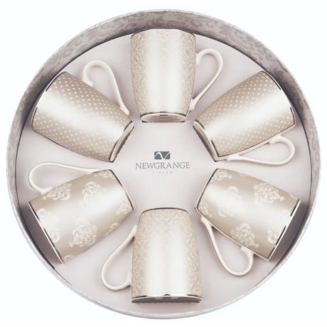 Newgrange Living Karla Bone China Mug Set of 6 | 30214