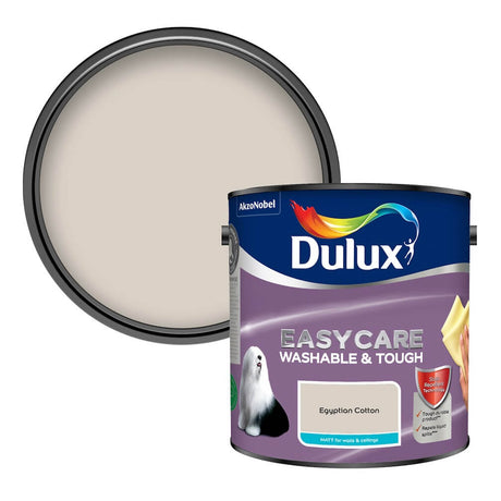 Dulux Easycare Washable Matt 2.5 Litre - Egyptian Cotton | 5781006