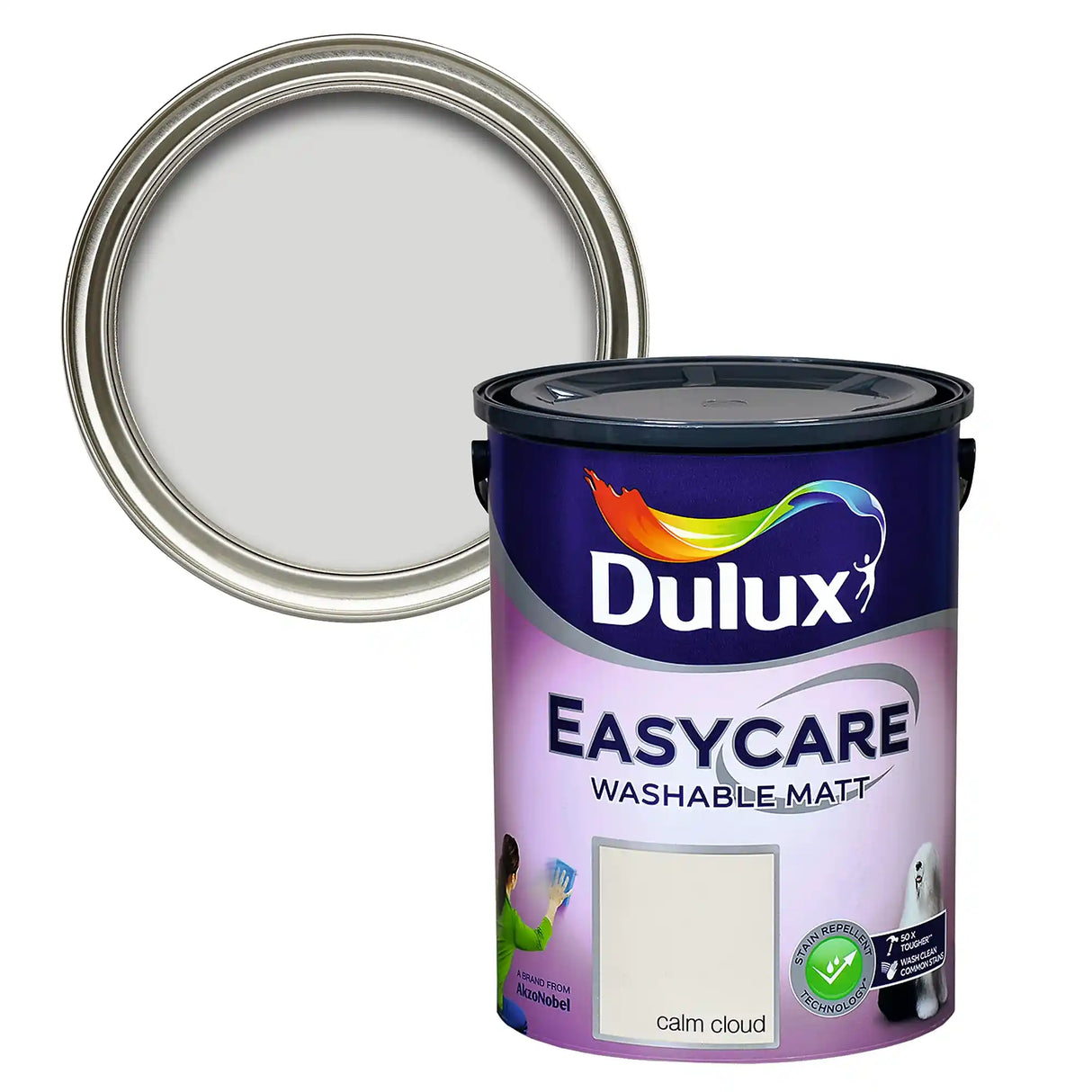 Dulux Easycare Washable Matt 5 Litre - Calm Cloud | 5270134