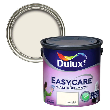 Dulux 2.5 Litre Easycare Washable Matt - Porcelain | 5083849
