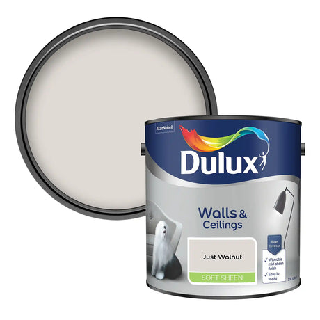 Dulux Wall and Ceiling Soft Sheen 2.5 Litre - Just Walnut | 5987070