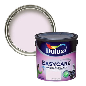 Dulux Easycare Washable Matt 2.5 Litre - Delicate Pink | 5855866
