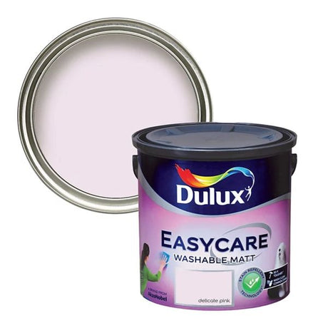 Dulux Easycare Washable Matt 2.5 Litre - Delicate Pink | 5855866