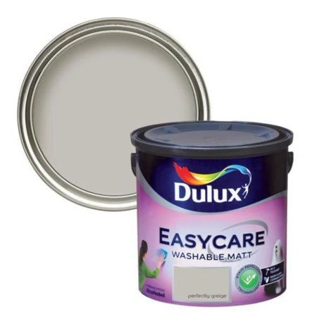 Dulux Easycare Washable Matt 2.5 Litre - Perfectly Greige | 5848393