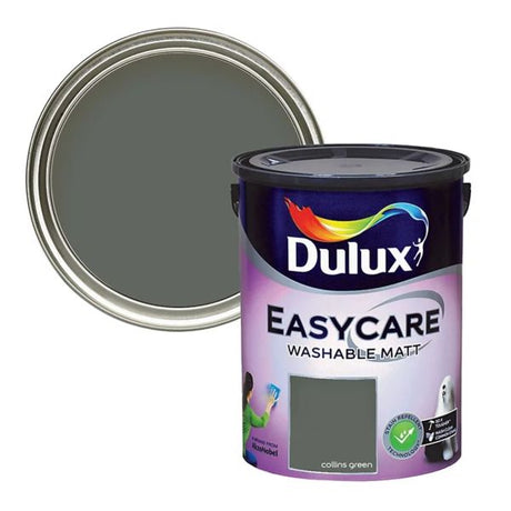 Dulux Easycare Washable Matt 5 Litre - Collins Green | 5848404