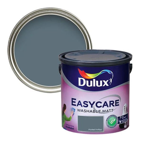 Dulux Easycare Washable Matt 2.5 Litre - Faded Indigo | 5780992