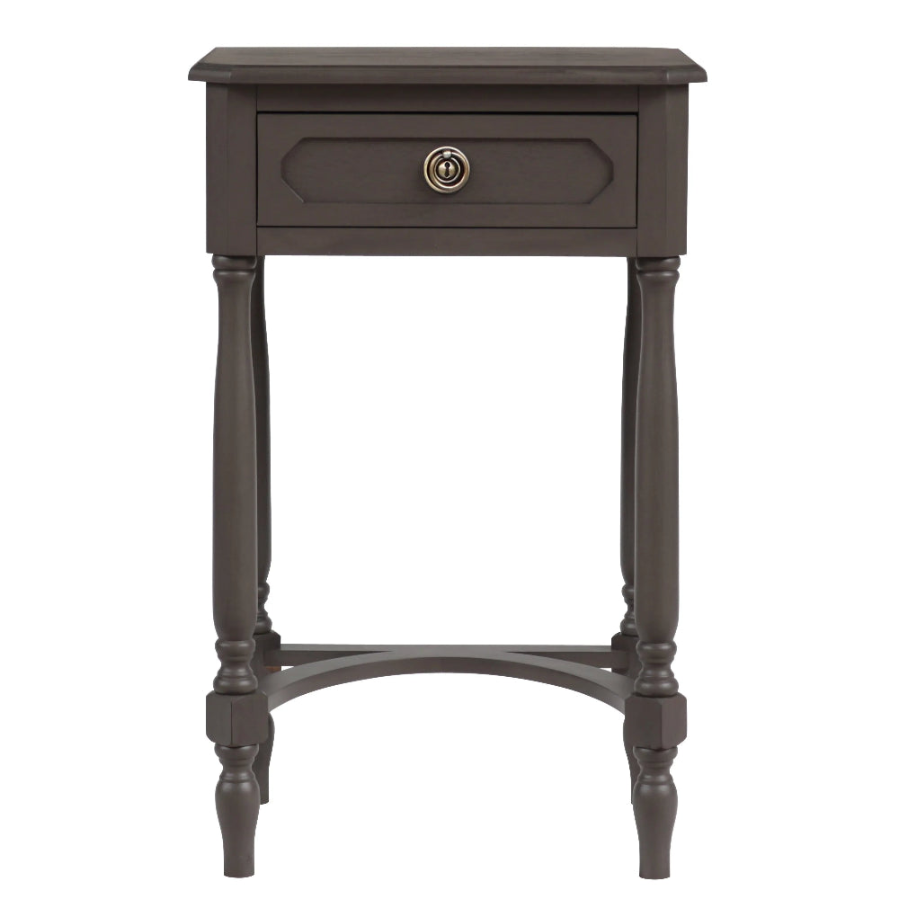 Macquillan 1 Drawer End Table - Olive Brown | MQFN342