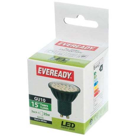 Eveready 3W SMD LED GU10 Bulb - Warm White | S6911