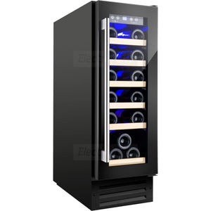CDA 20 Bottle 30cm Wine Cooler - Black | CFWC304BL