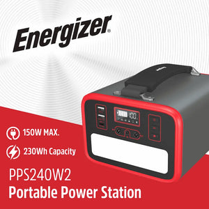Energizer 230Wh Portable Power Station ( Backup Battery ) | PPS240W02