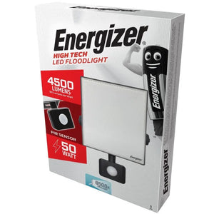 Energizer LED Floodlight 50W with PIR 4500 Lumens | 1812-14
