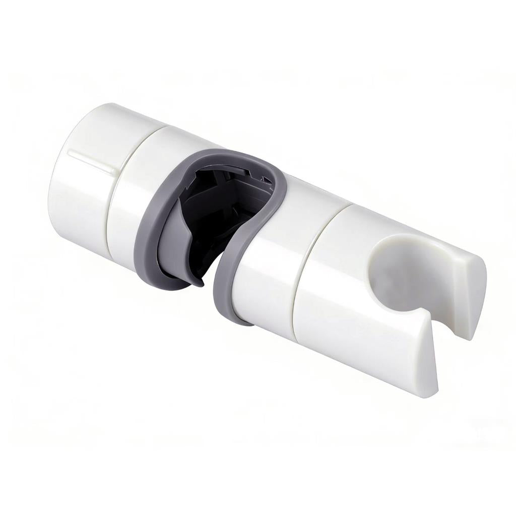 Euroshowers Adjustable Shower Slider 25mm - White | ES40310