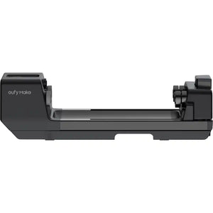 A black Oufy Mako battery grip for a DSLR camera, shown from a side profile view against a solid white background.
