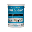 Fleetwood Pro-Clean Washable Matt white paint 1 litre tin with blue label featuring easy-to-use, washable and mould-resistant properties for interior walls and ceilings