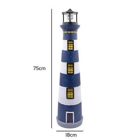 Gardenkraft Solar Revolving LED Lighthouse - 75cm | 13630