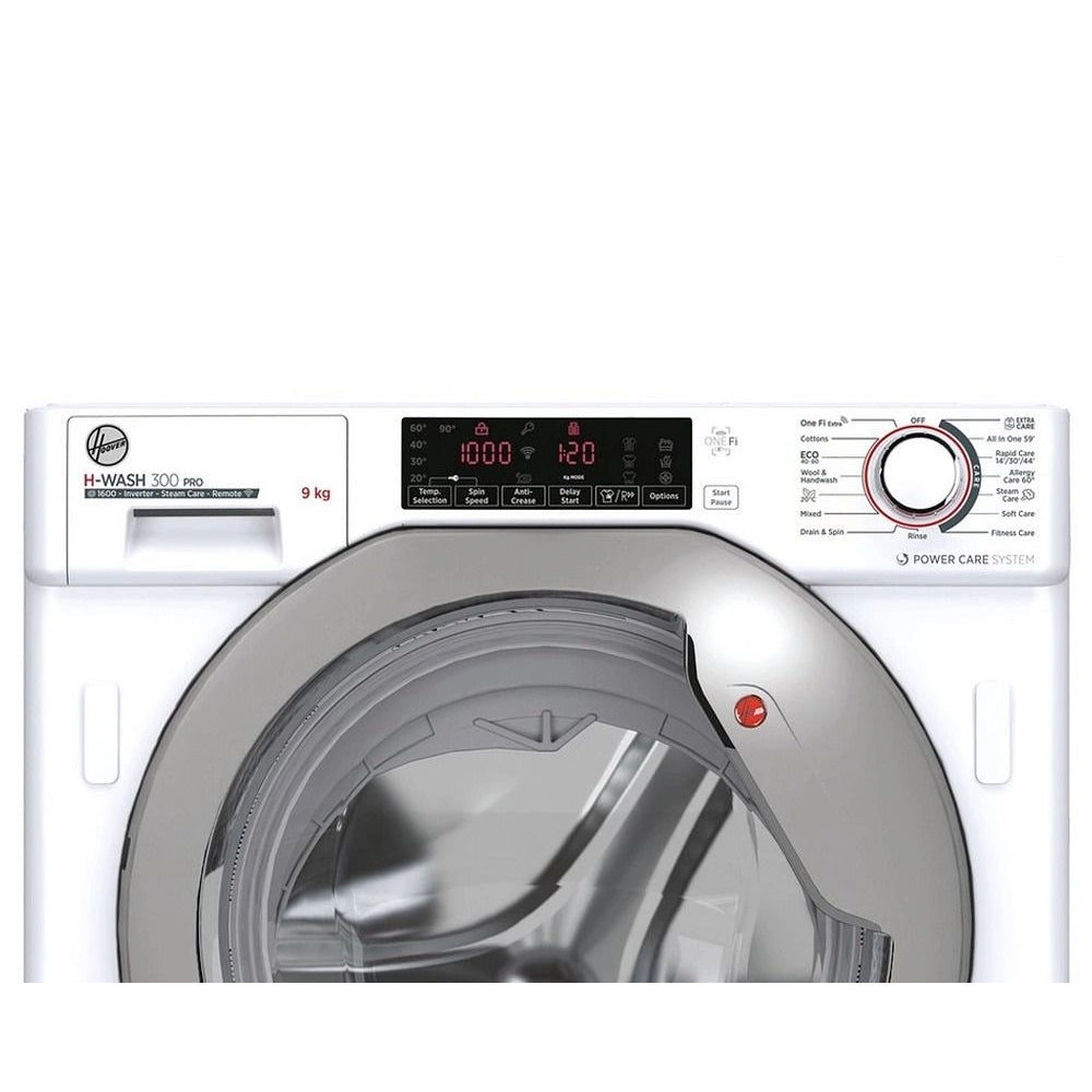Hoover 9kg 1600 Spin Integrated Built In Washing Machine | HBWOS69TAMSE-80