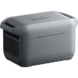 Anker SOLIX C2000 Gen 2 portable power station with 2048Wh capacity, featuring a light gray and dark gray two-tone design with textured top panel, front access door, and robust construction for outdoor power backup