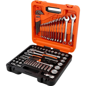 Bahco 98 Piece Socket and Mechanics Set with Carry Strap | XMS26S98