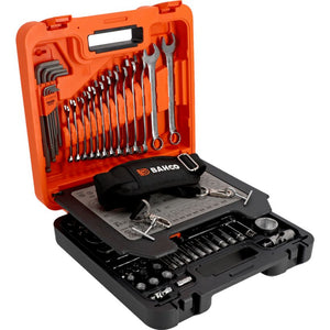 Bahco 98 Piece Socket and Mechanics Set with Carry Strap | XMS26S98