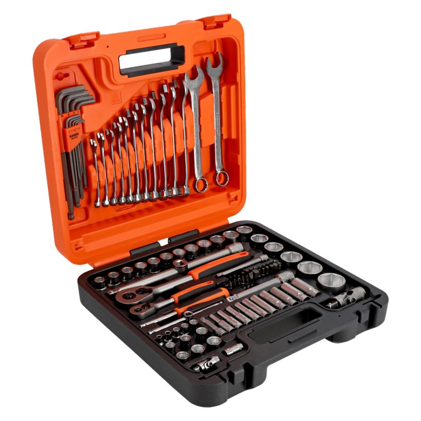 Bahco 98 Piece Socket and Mechanics Set with Carry Strap | XMS26S98