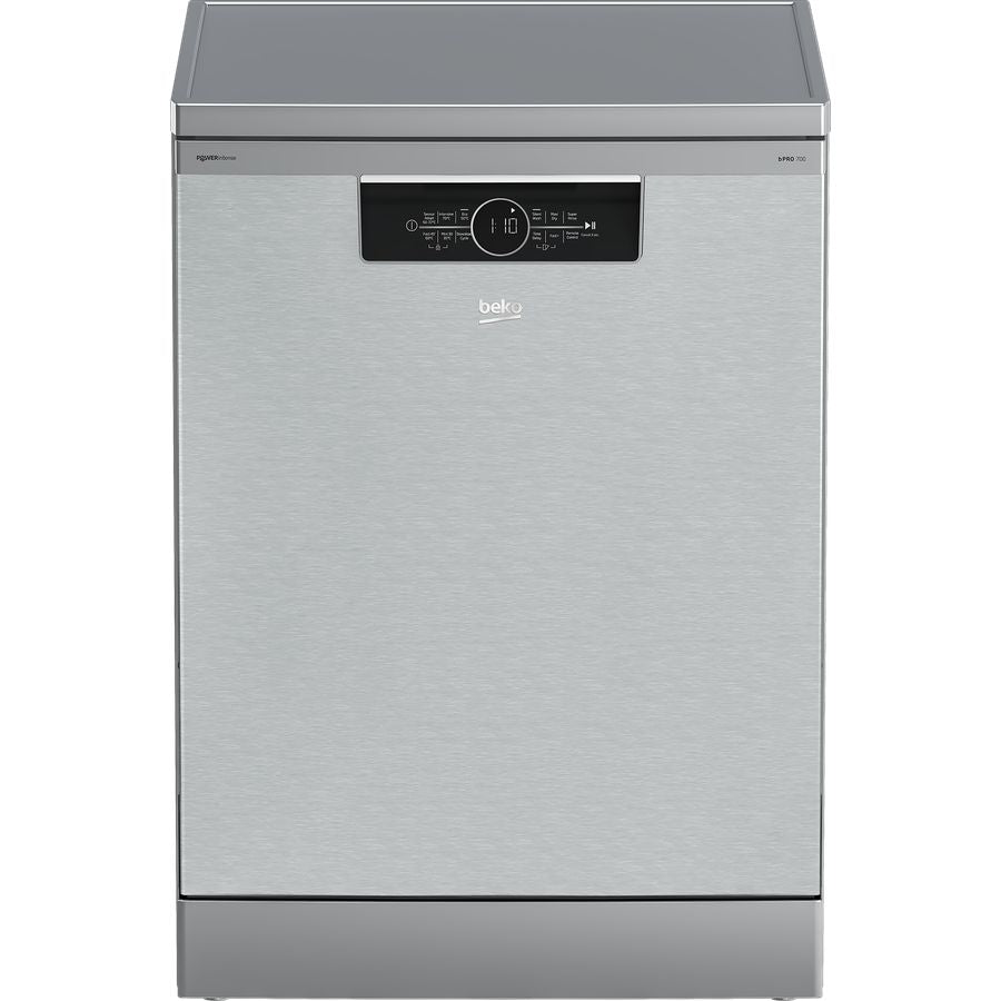 Beko Pro PowerIntense 15 Place Dishwasher with Wifi - Stainless Steel | BDFN36560PFX