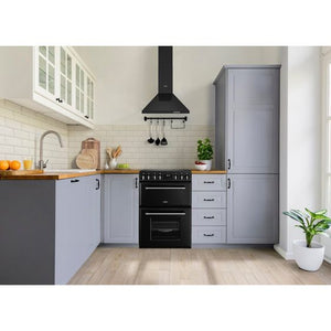 Belling 60cm Farmhouse Freestanding Electric Cooker Ceramic Top - Black | FH60EBLK