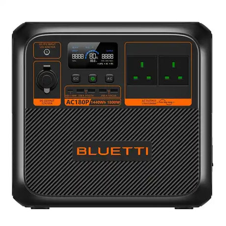 Bluetti AC180P Portable Power Station 1800W 1400Wh ( Backup Battery ) | 281-PAC180PUKGYBL010