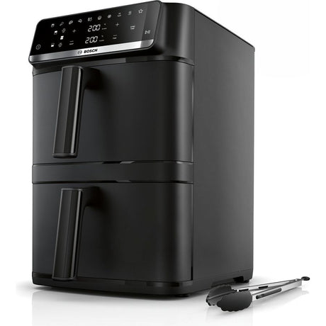 Bosch Series 6 Double Stack Twin Drawer Air Fryer - Black | MAFD661B7G