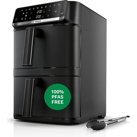 Bosch Series 6 Double Stack Twin Drawer Air Fryer - Black | MAFD661B7G