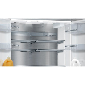 BOSCH Series 8 Multi Door Fridge Freezer 90cm - Brushed Steel | KFF96PIEP
