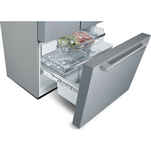 BOSCH Series 8 Multi Door Fridge Freezer 90cm - Brushed Steel | KFF96PIEP