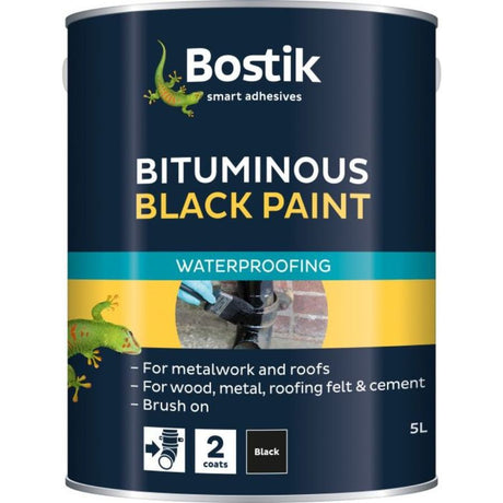 Bostik Waterproof Bituminous Paint 5 Litre - Black | 30812219