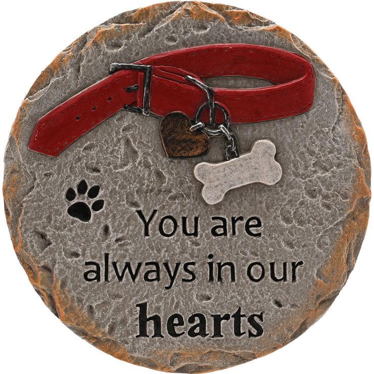 Celebrations Thoughts of You Pet Memorial Stone - Always in Our Hearts | TY441