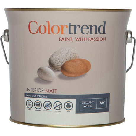Colourtrend 3 Litre Interior Matt - White | M00809