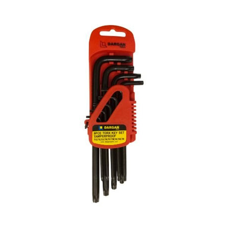 Dargan 10 Piece Tamperproof Torx Set T9 - T50 | AK9T/DT