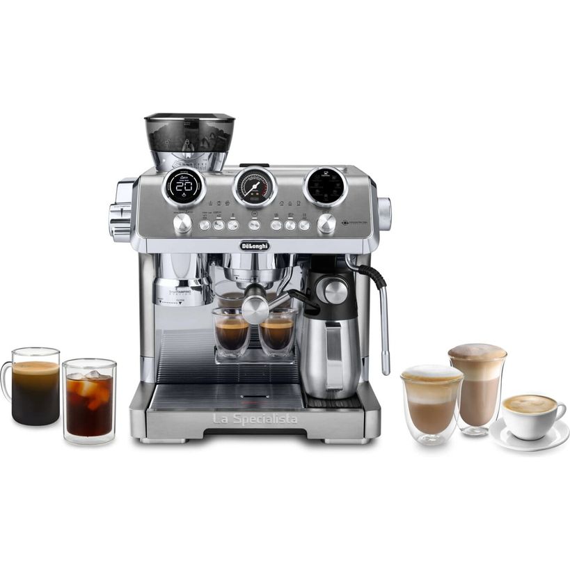 DeLonghi La Specialista Maestro Bean to Cup Coffee Machine - Silver | EC9885.M