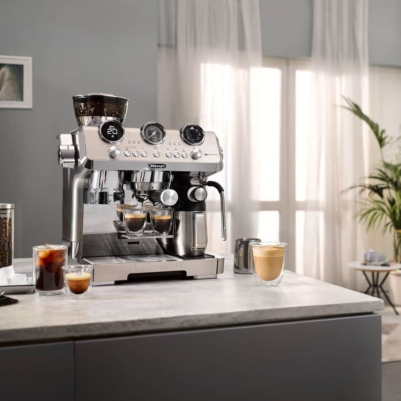 DeLonghi La Specialista Maestro Bean to Cup Coffee Machine - Silver | EC9885.M