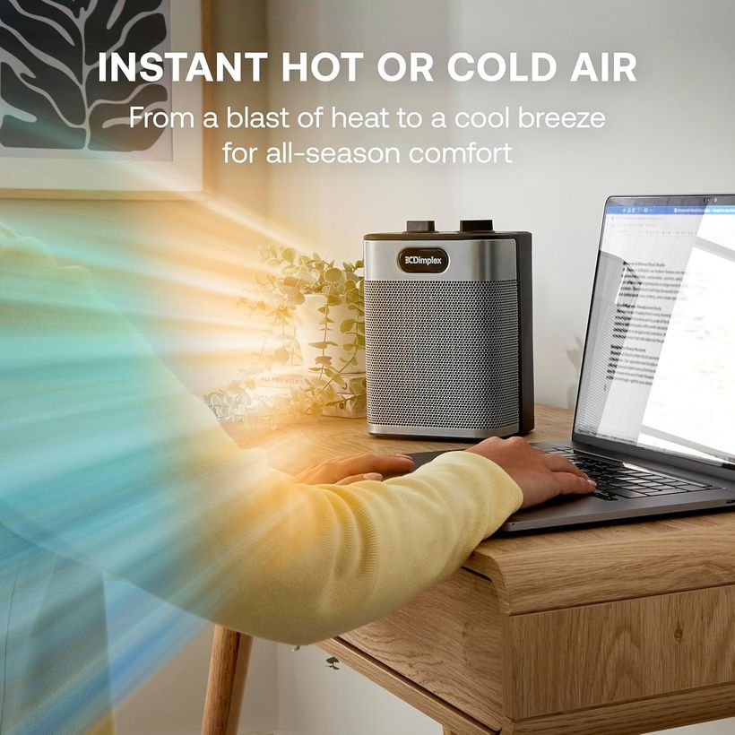 Dimplex 2000W Ceramic Fan Heater - Black | DXUC2BS
