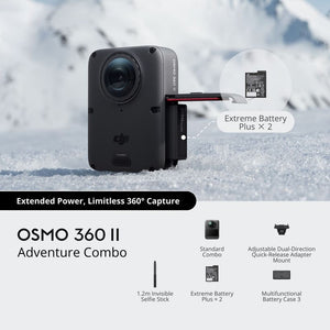 Dji Osmo 360 II Adventure Combo Camera | CP.OS.00000636.01