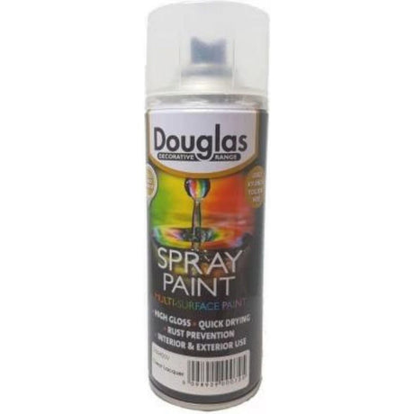 Douglas Multi Surface Spray Paint 400ml - Clear Laquer | DS0400V